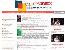 Tablet Screenshot of espaces-marx.net